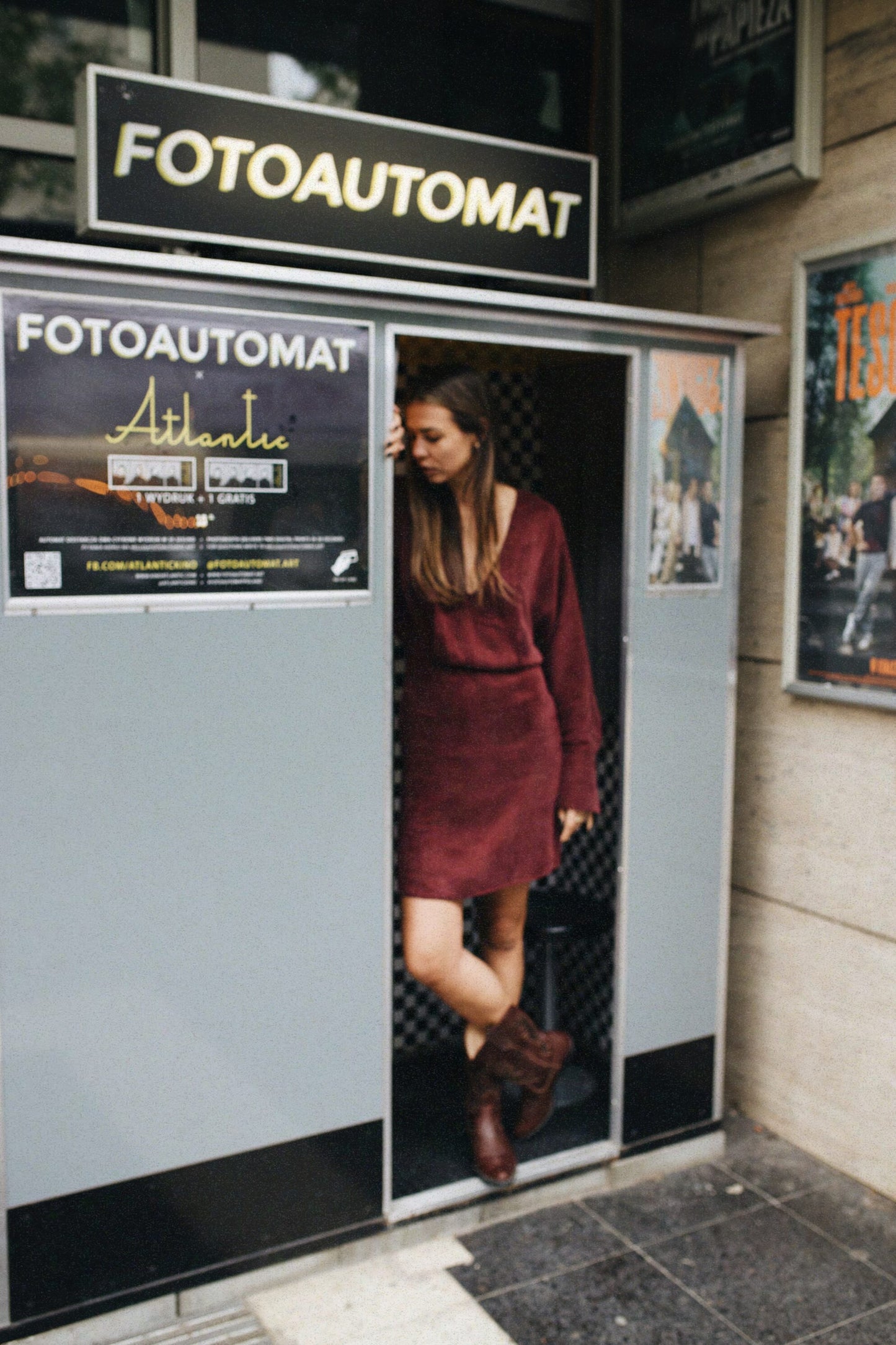 The MARJANI Dress Bordeaux