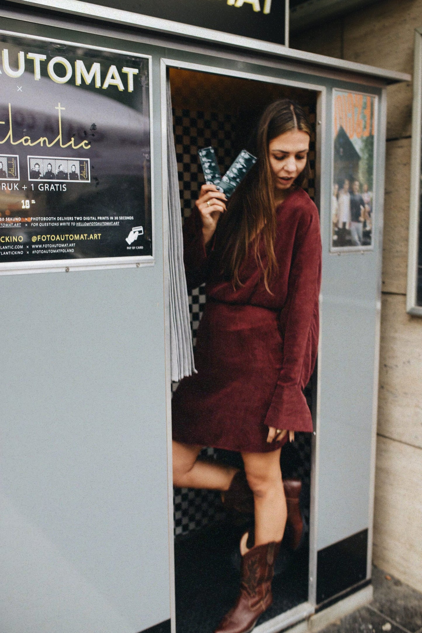 The MARJANI Dress Bordeaux